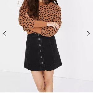 Madewell Metropolis Jean Skirt